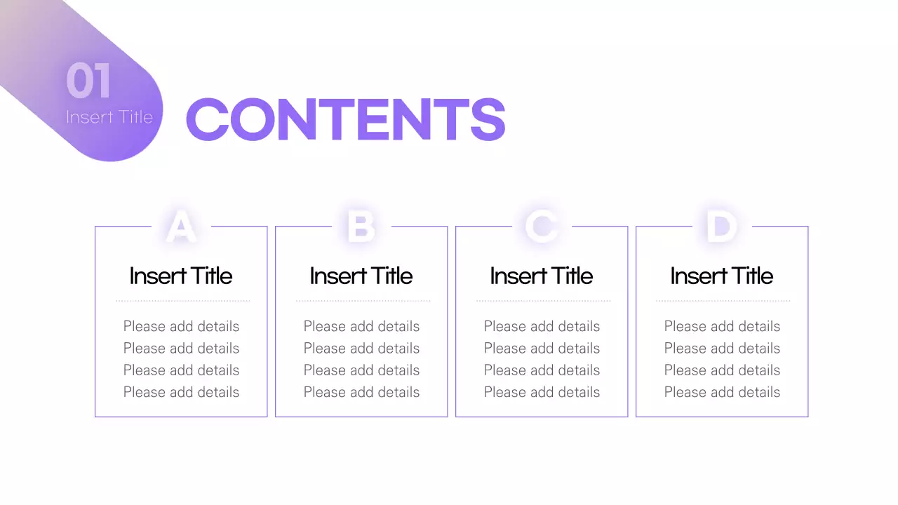 Purple Yellow Simple Concept Business Plan