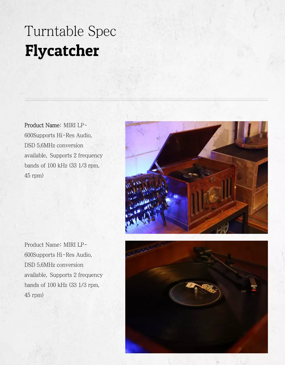 Orange Retro Record Event Poster