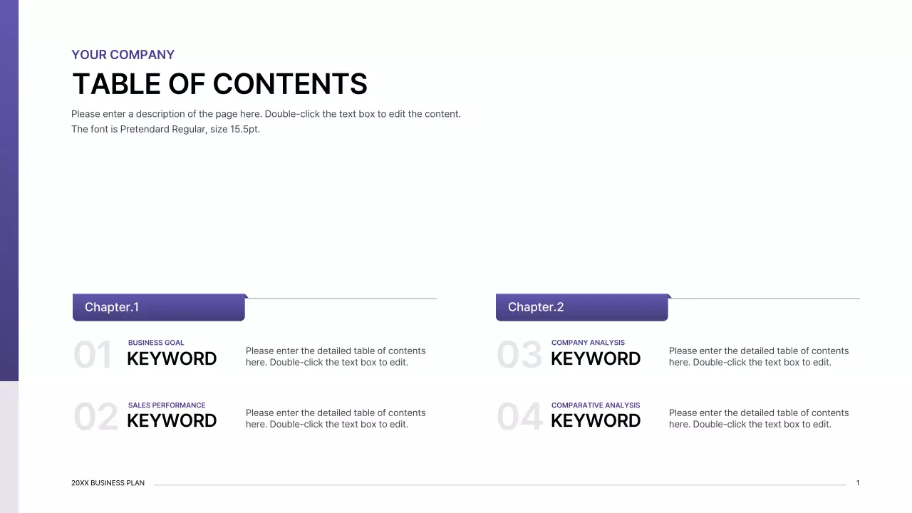 Purple Modern Business Plan Presentation