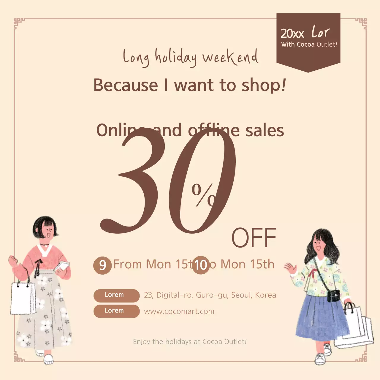 Thanksgiving shopping