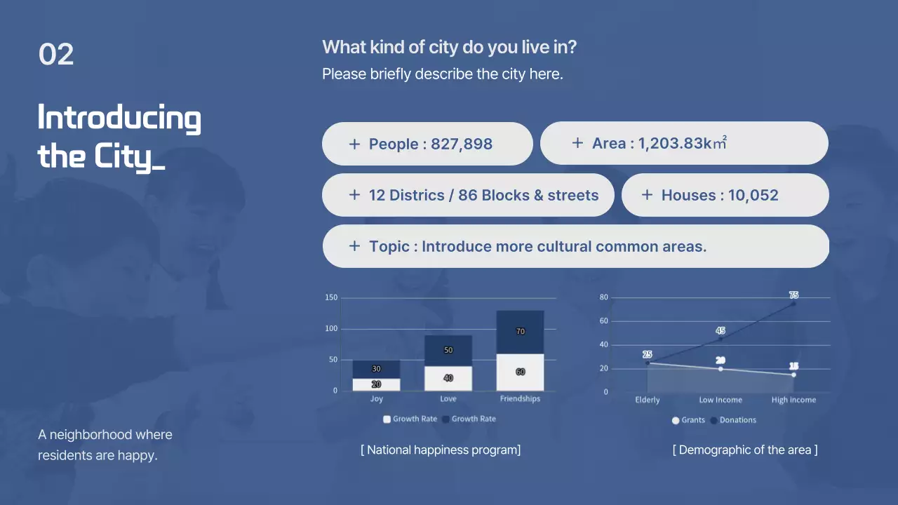 Blue Modern City Conference Promotion Presentation