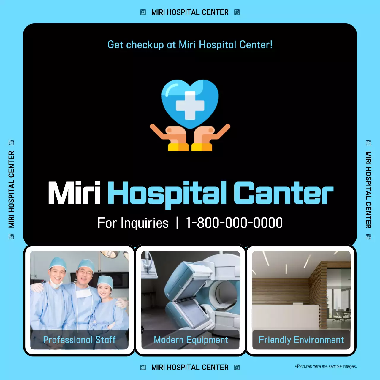 Simple light blue and black 3D icon to see who needs to be screened