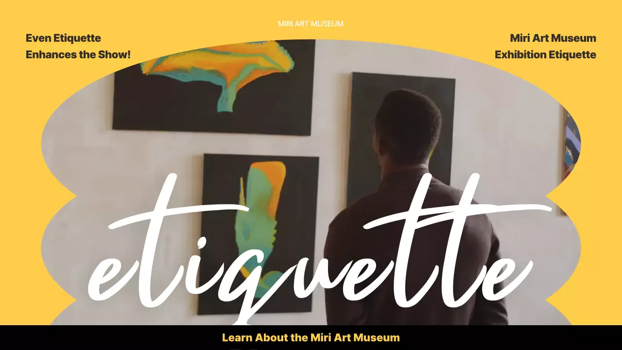 옐로우 모던 뮤지엄 가이드 유튜브 썸네일