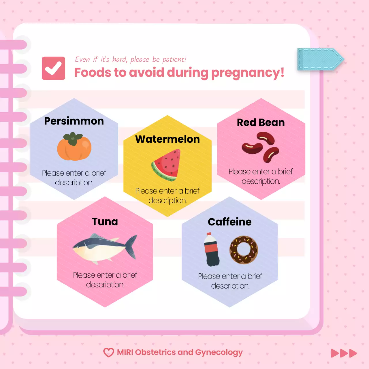 Pink Minimal Pregnancy Guide Instagram Carousel