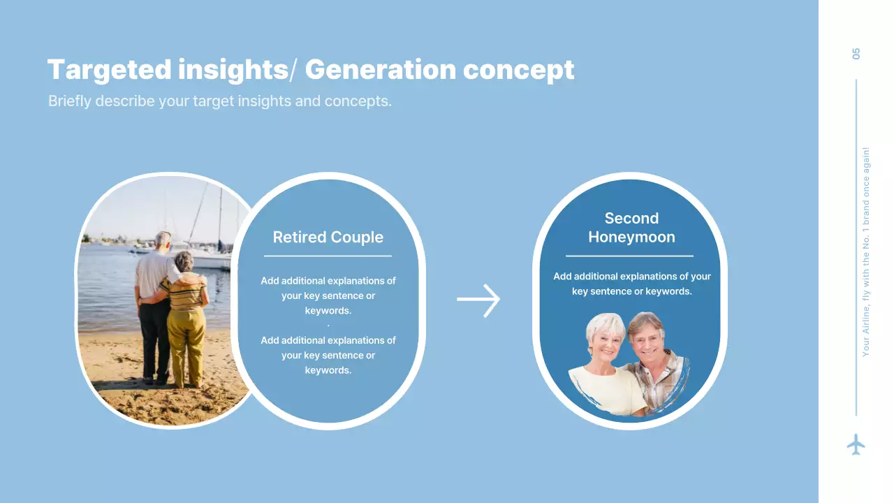 Blue Modern Airline Presentation