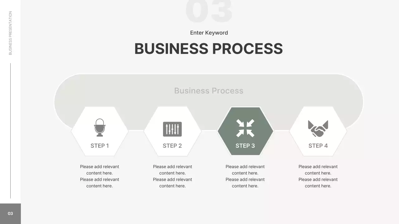 세이지 미니멀 비즈니스 프레젠테이션