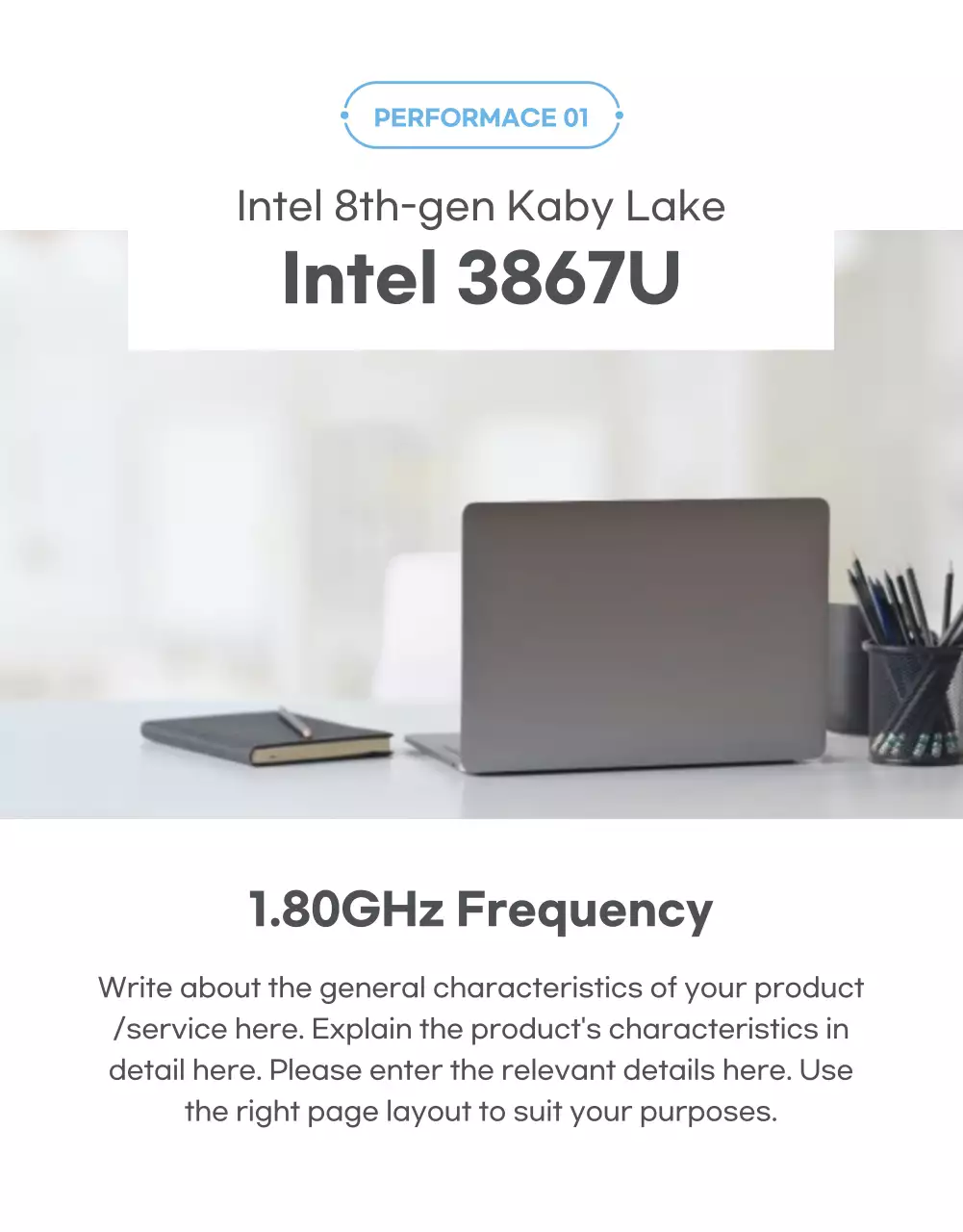 Grey Modern Laptop Advertisement Poster