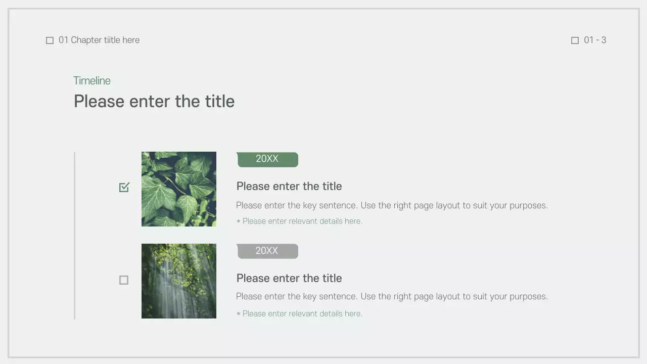 Green Minimal Nature Presentation