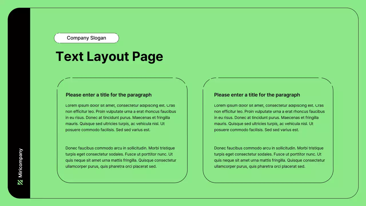 Business illustration with simple lines and green color