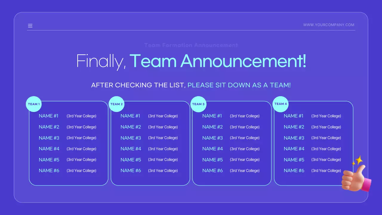 Blue Trendy Celebration Presentation