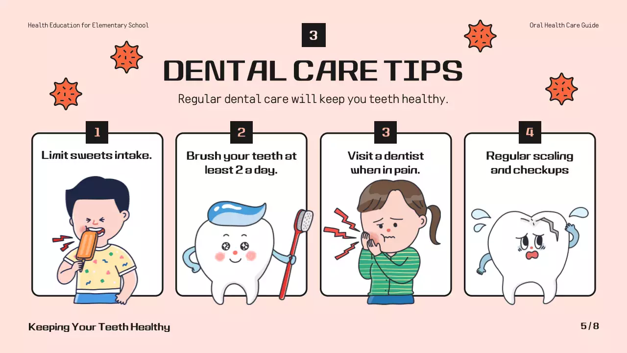 Coral Simple Dental Guide 프레젠테이션