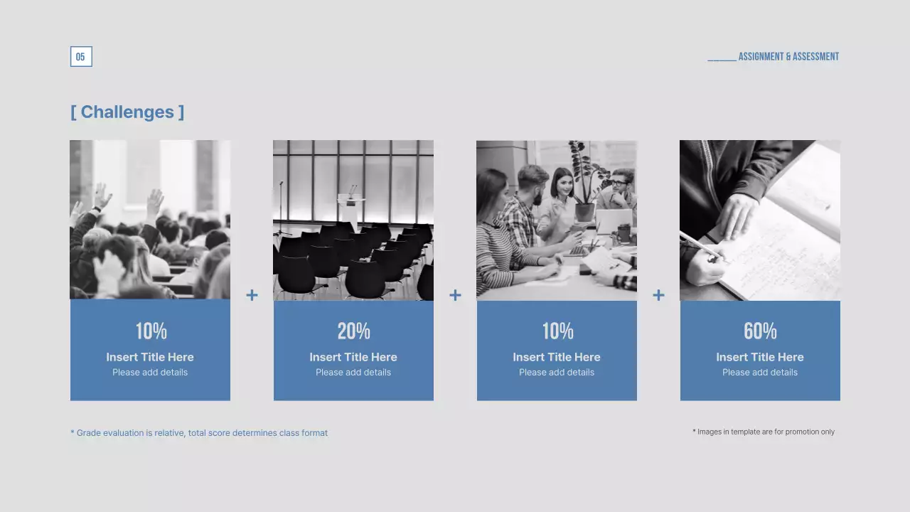 Blue Professional Course Syllabus Presentation