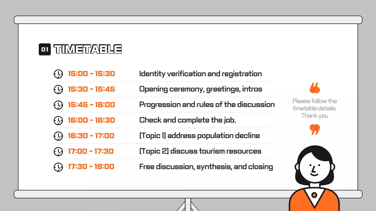Yellow Modern Community Forum Presentation
