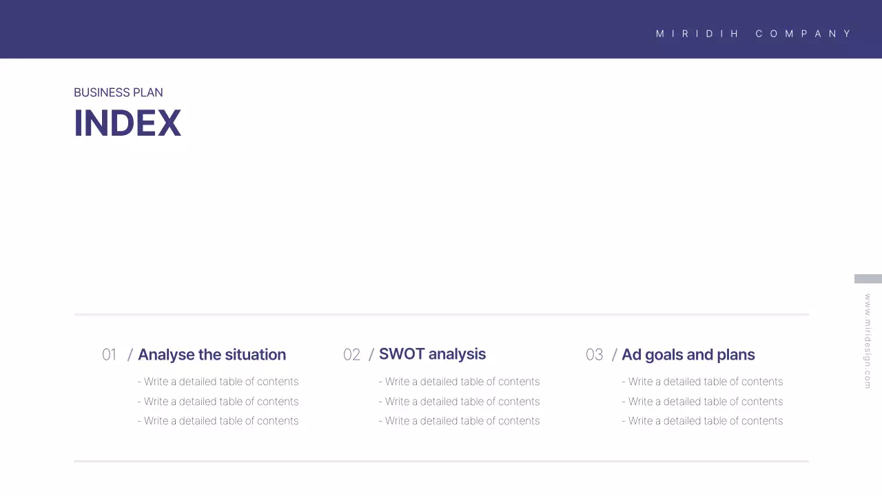 Purple theme creative brief template