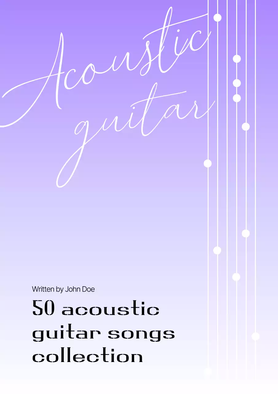 퍼플 엘레강트 기타 컬렉션 가이드북 커버