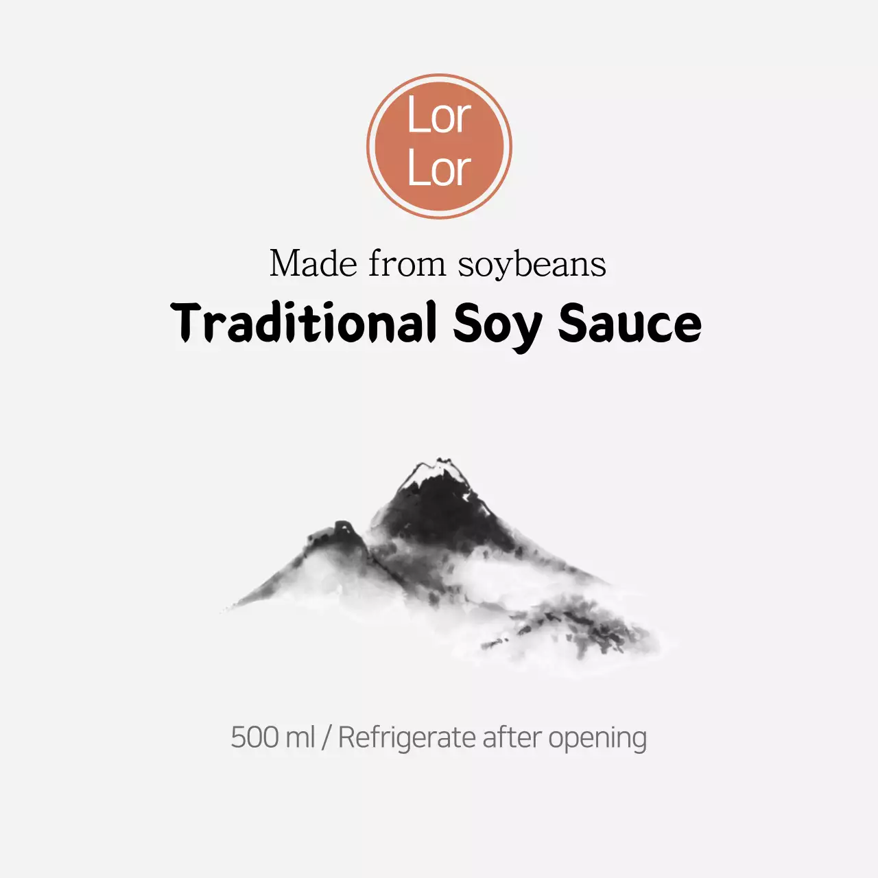 Traditional Soy Sauce Label Stickers