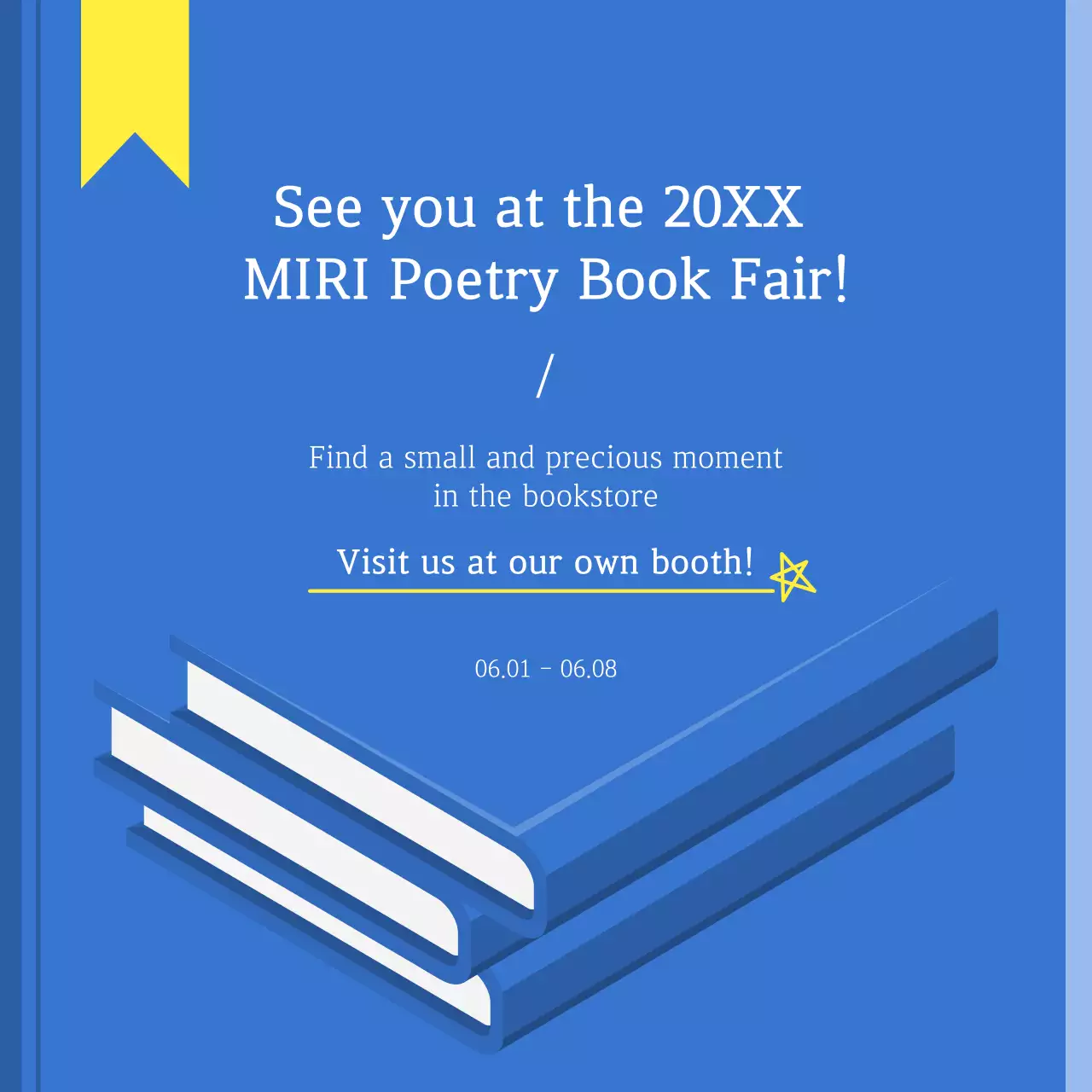 Blue Modern Book Promotion Instagram Carousel