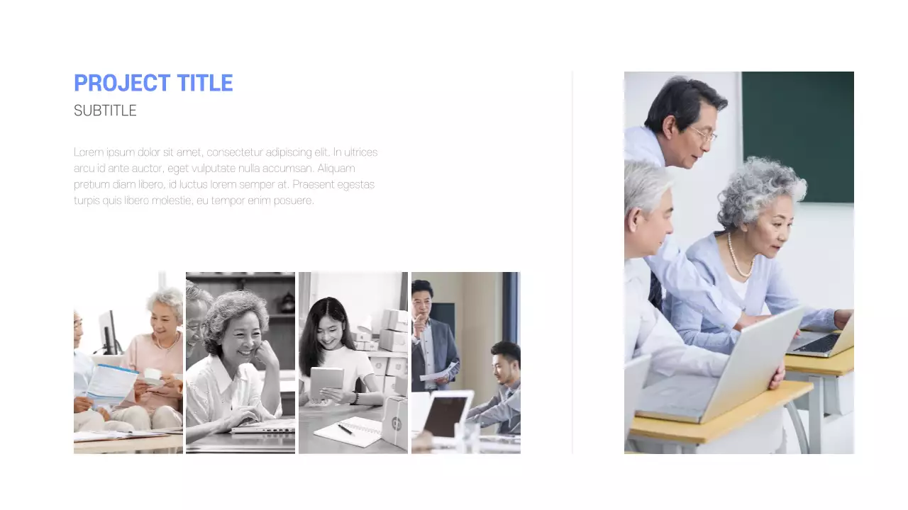 Developer portfolio in blue