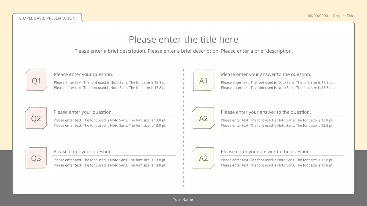 Pastel Minimalist Template Guide Presentation