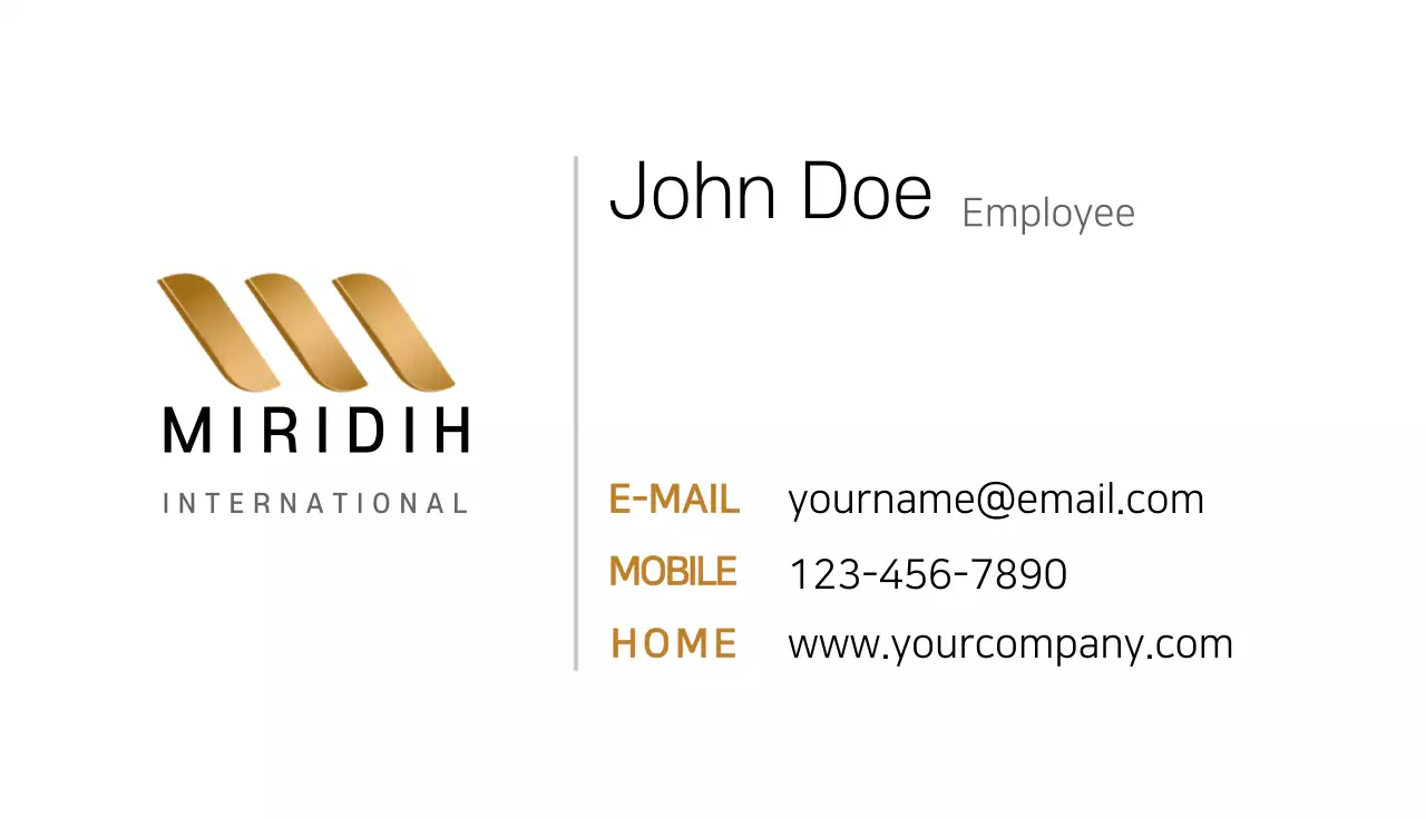 Advanced General Business Card