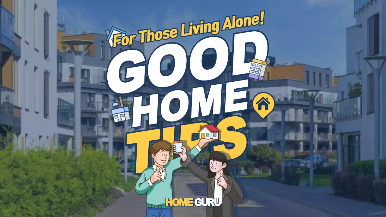 Blue Modern Home Tips Promotion YouTube Thumbnail