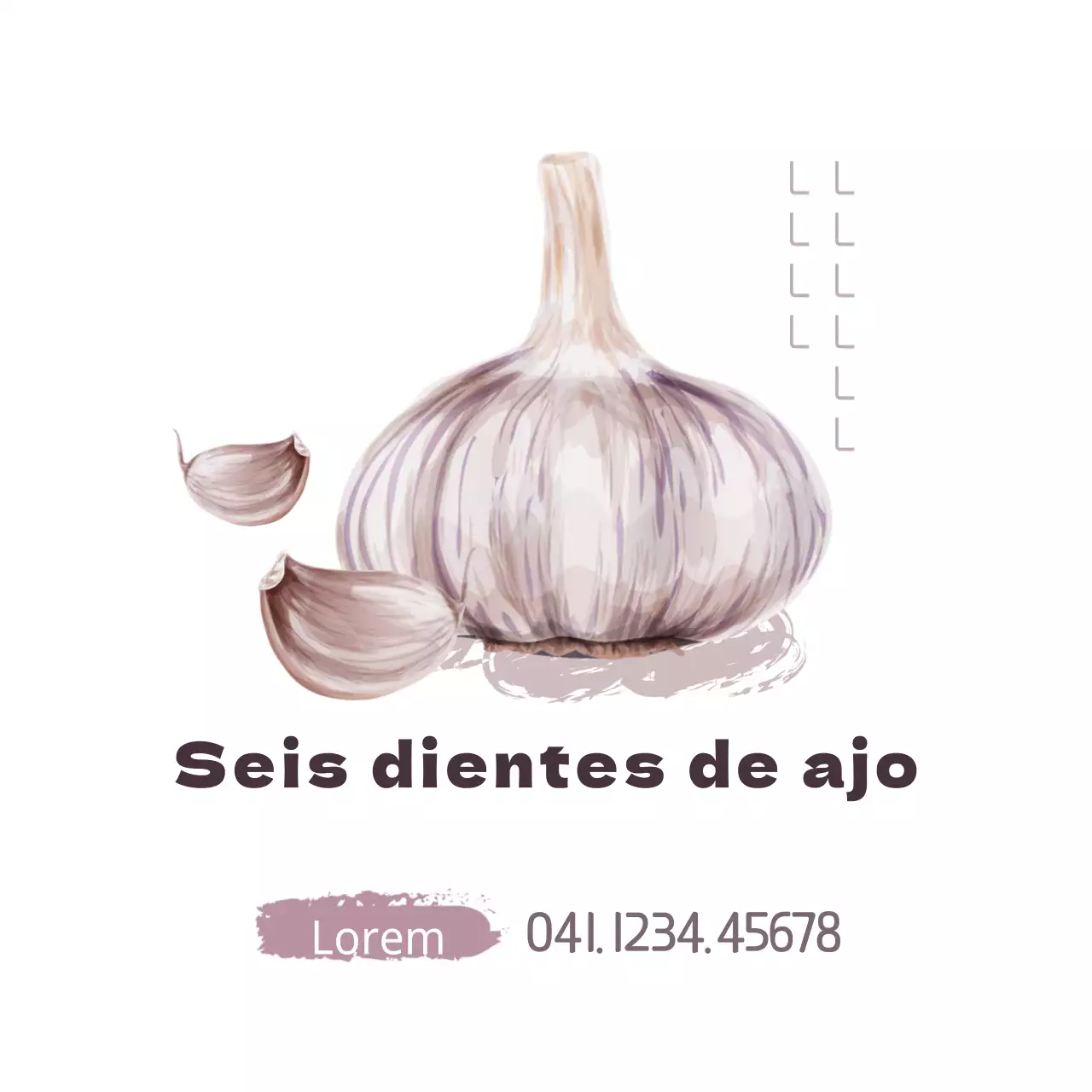 Seis dientes de ajo