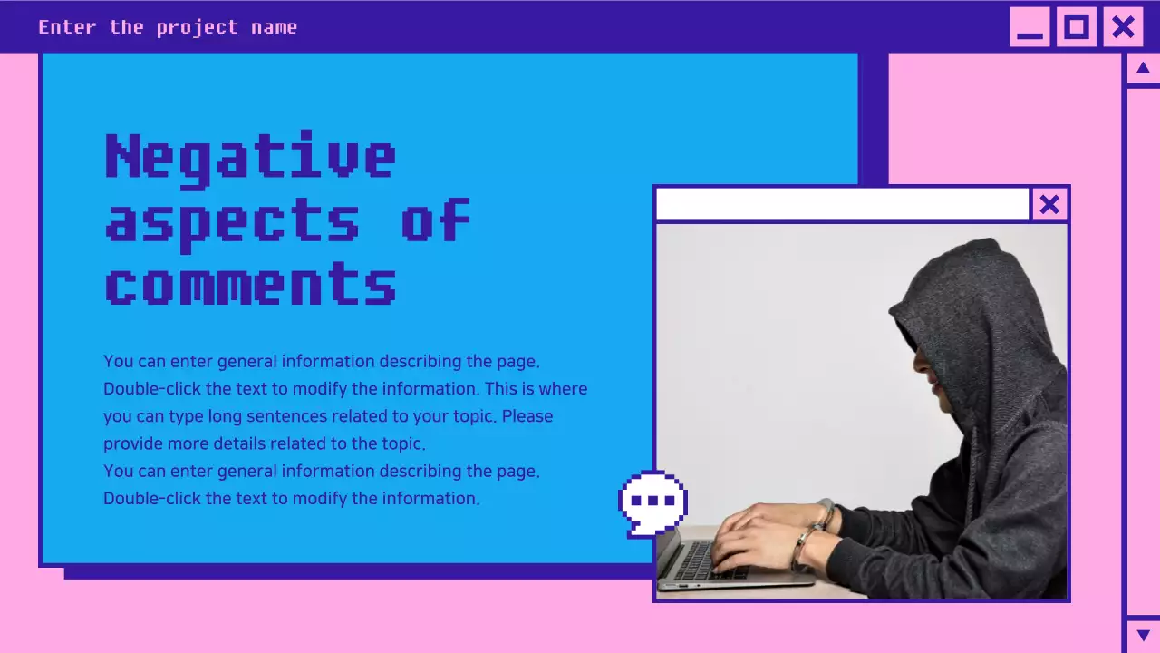 Blue Retro Internet Presentation