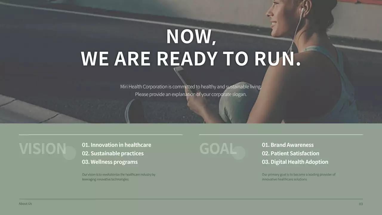 Green Modern Health Report Presentation