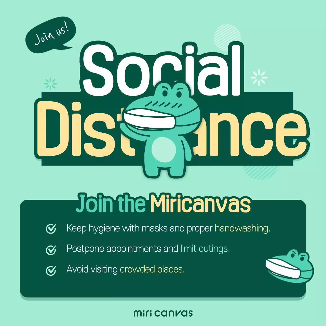 Mint Minimal Social Guide Instagram Post