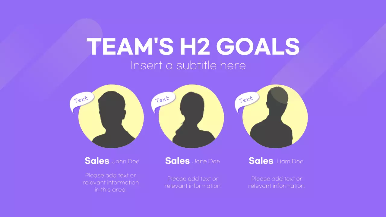 Purple Yellow Simple Concept Business Plan