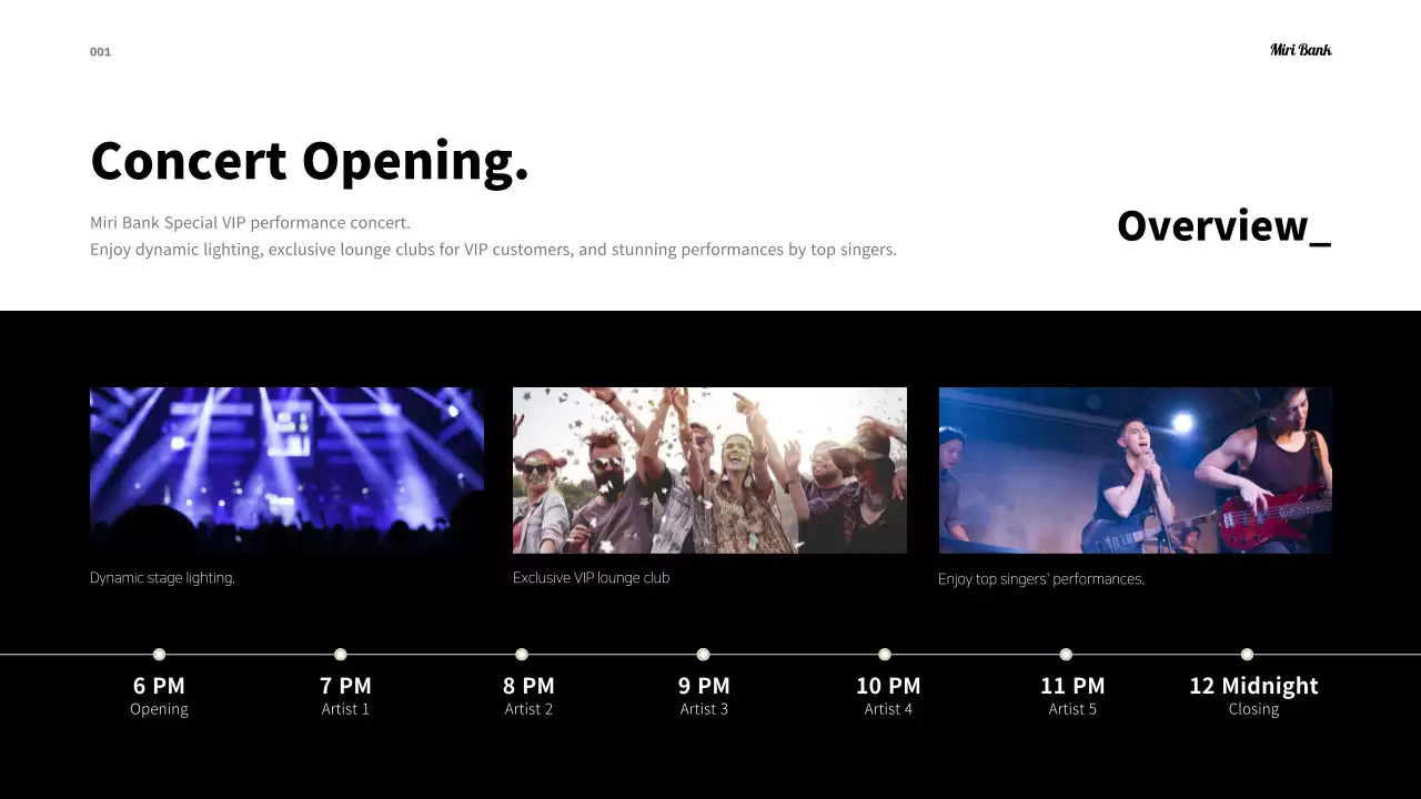 Blue Trendy Music Event Promotion Presentation