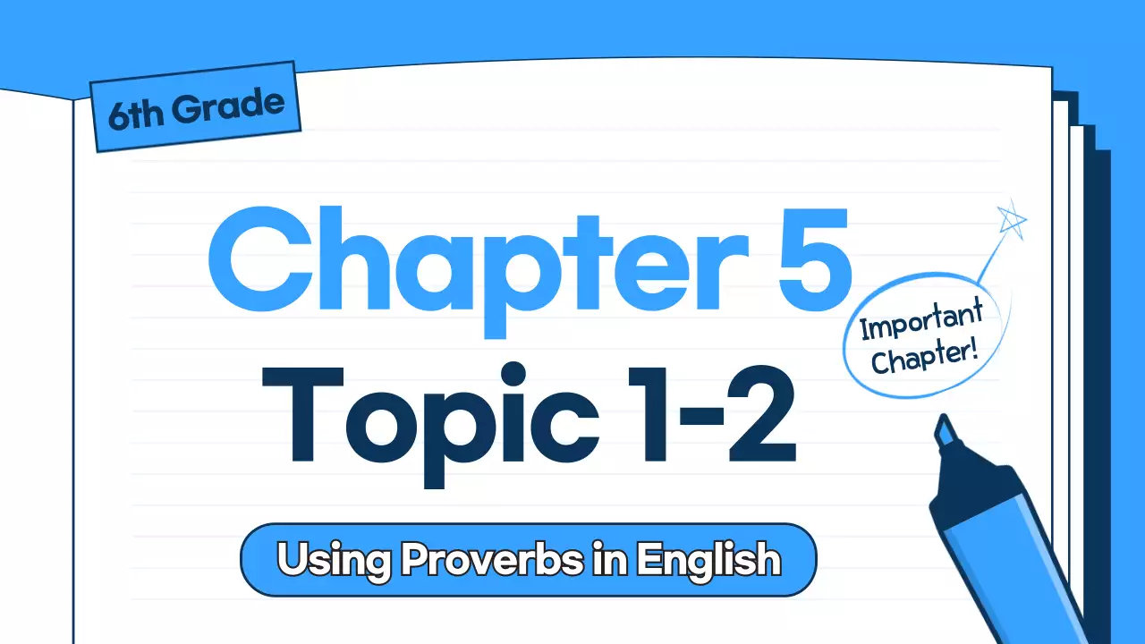 Blue Simple Proverbs Guide YouTube Thumbnail