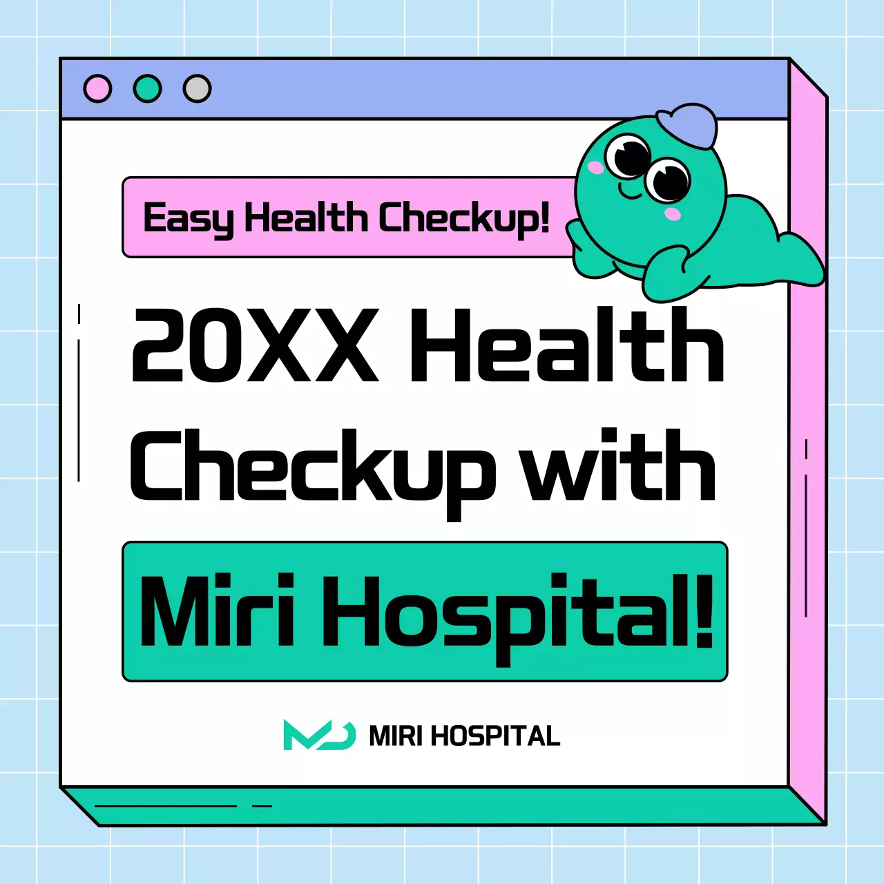 Pink and green web page health checkup extension notice