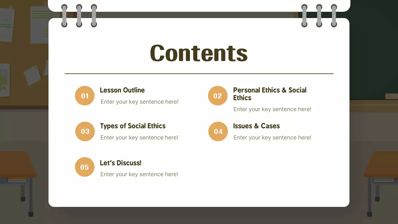 Yellow and Green Classroom Concepts Ethics Lesson
