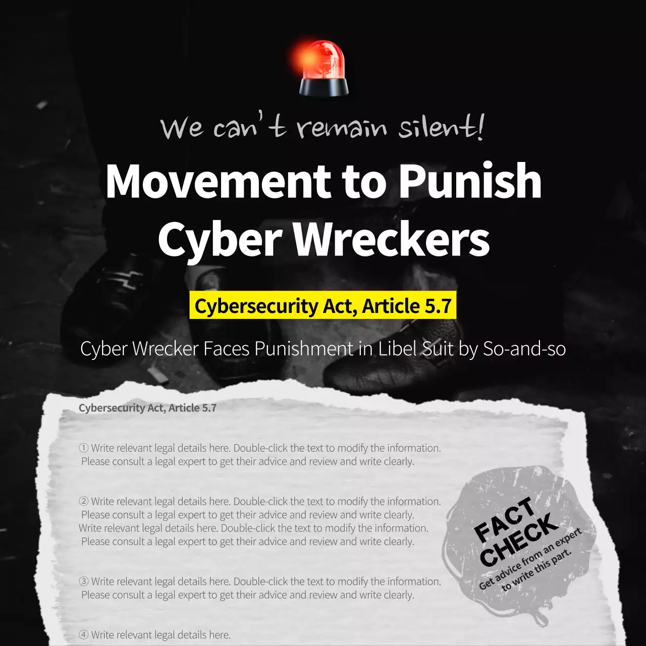 Cyberwrecker with black and yellow warning lines