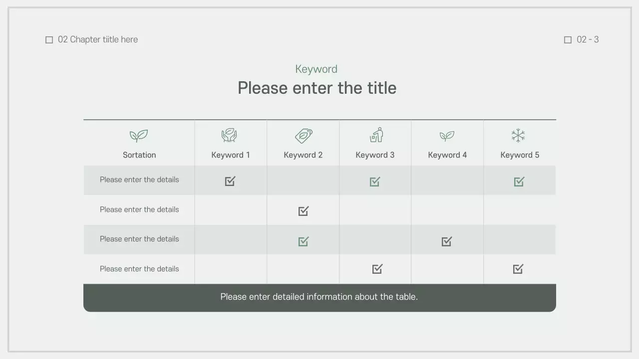 Green Minimal Nature Presentation