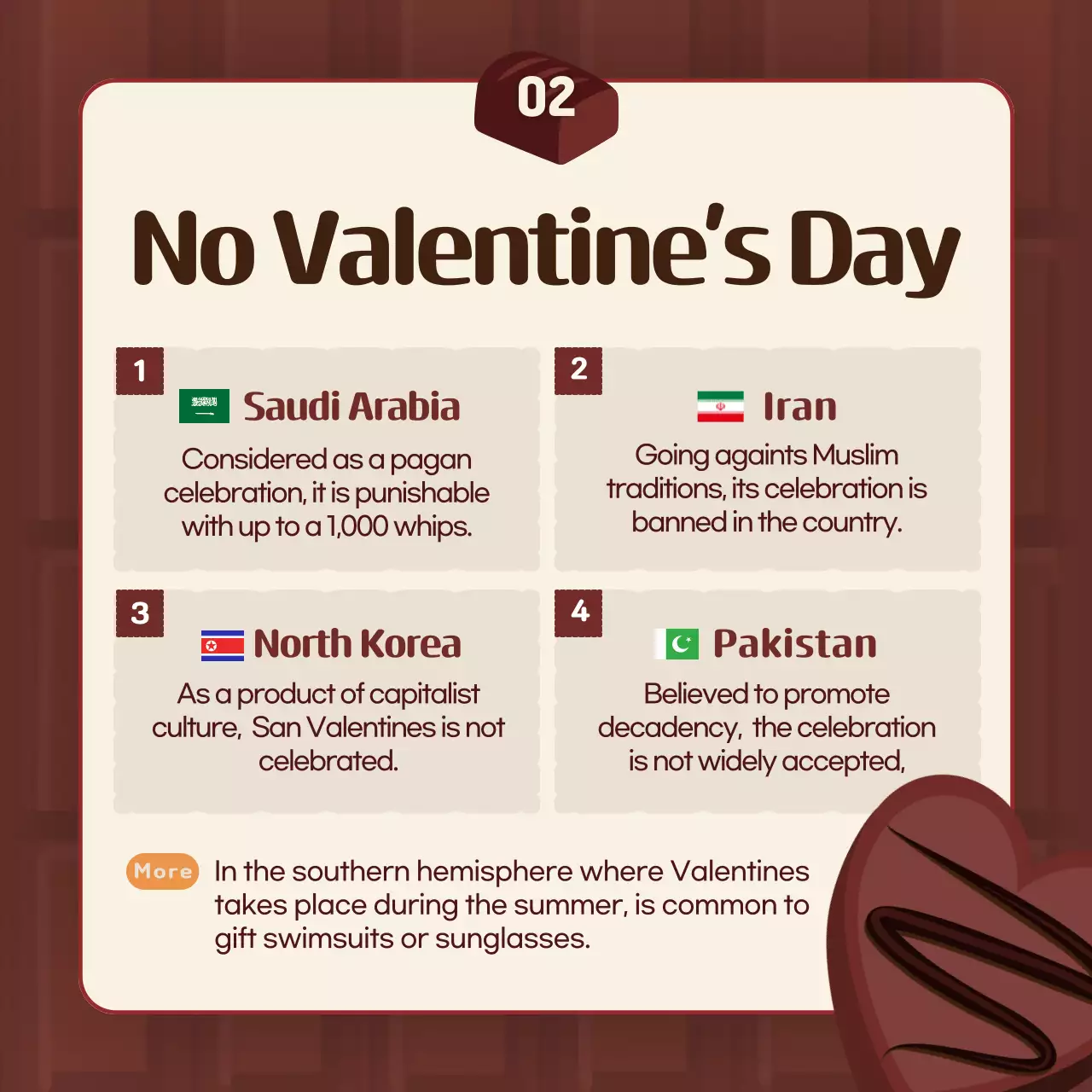 Valentine's Day TMI in burgundy and brown