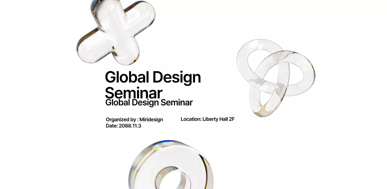 Hội thảo thiết kế hiện đại đầy màu sắc và đơn giản