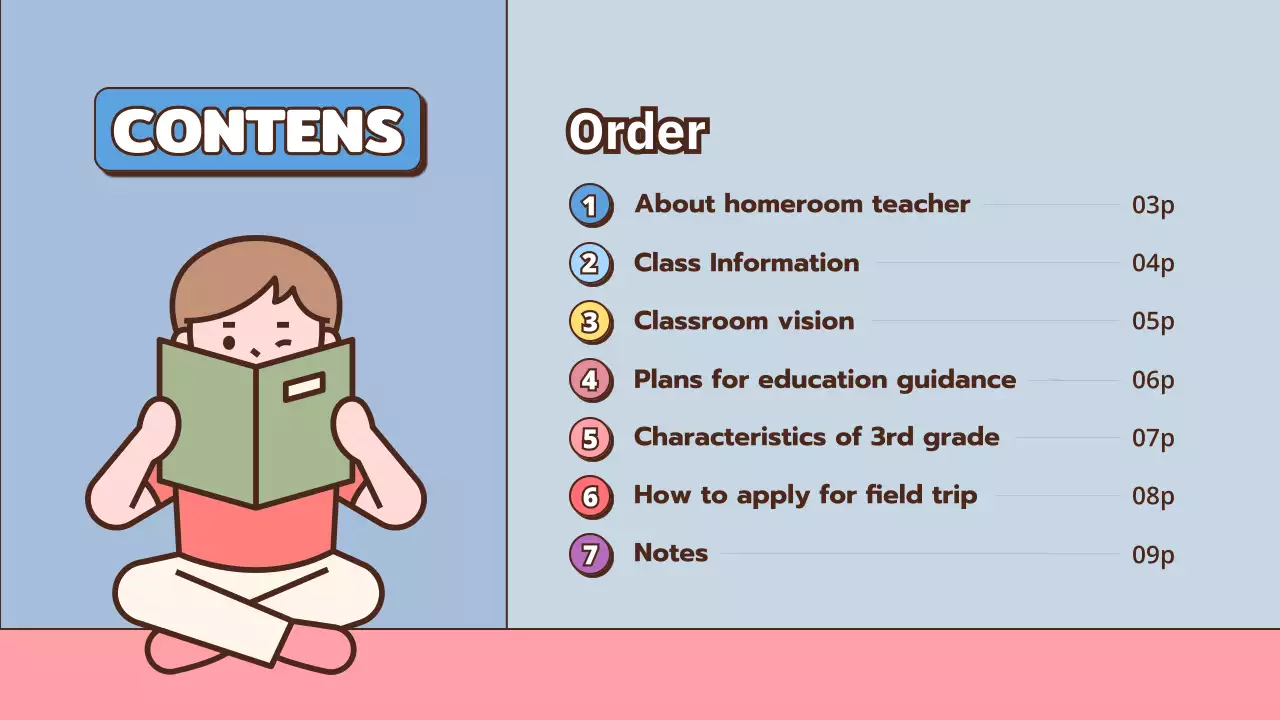 Pink Simple School Guide Presentation