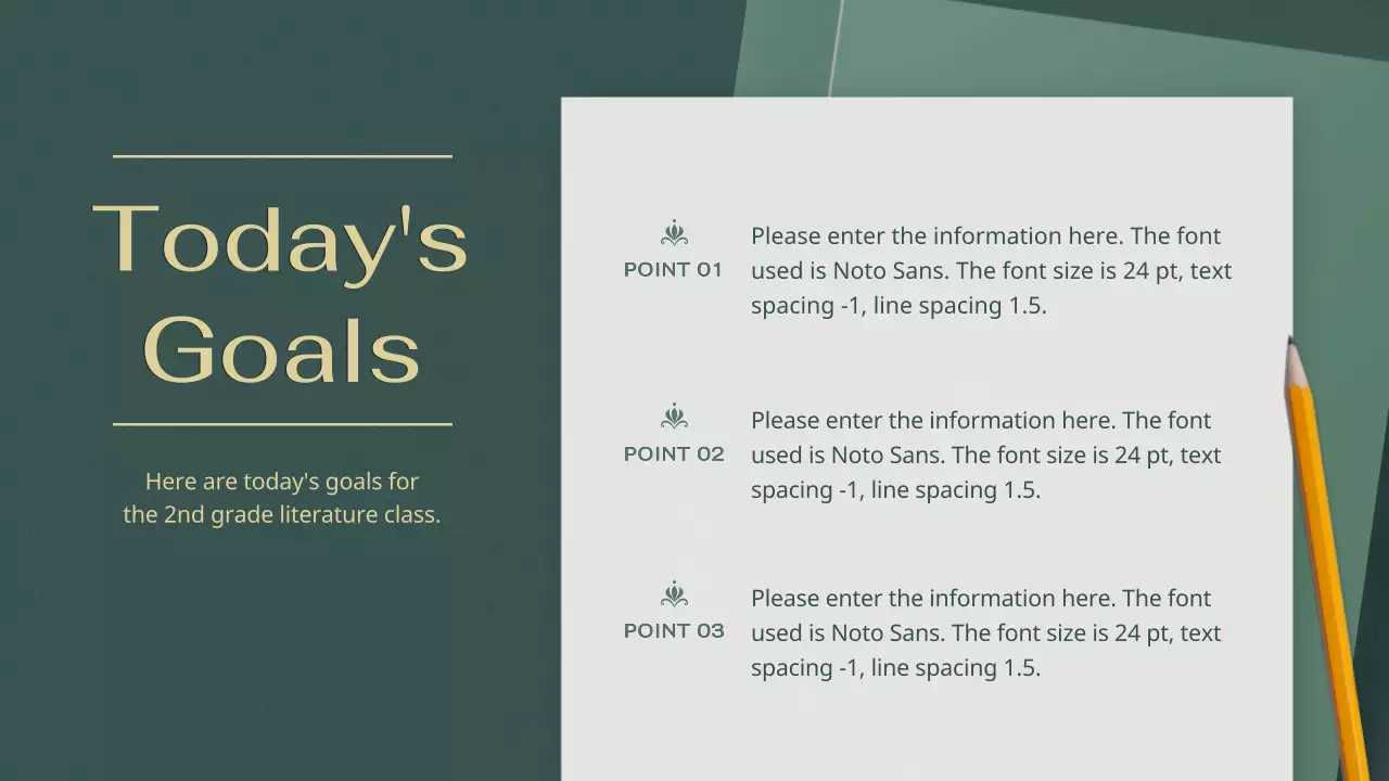 Green Classic Literature Course Presentation