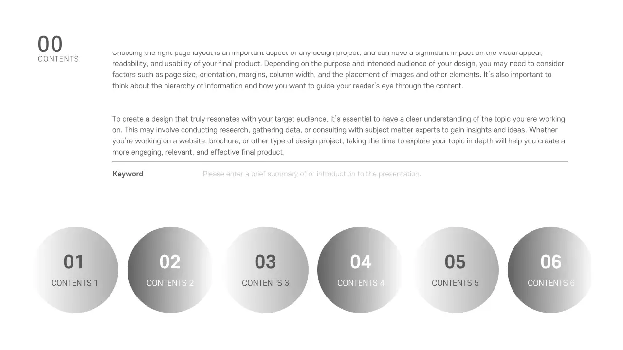 Simple presentations