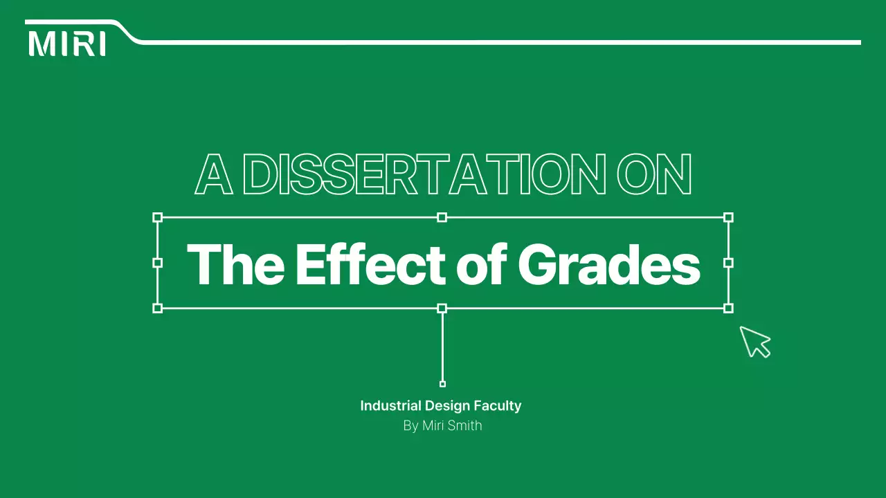 초록색 깔끔한 선 강조의 논문 발표