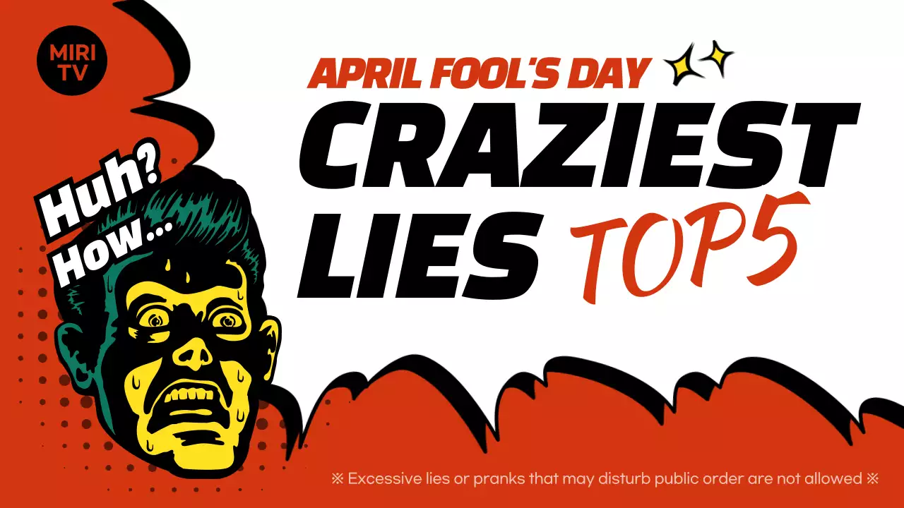 Pengumuman Prank Retro Oranye di Thumbnail YouTube