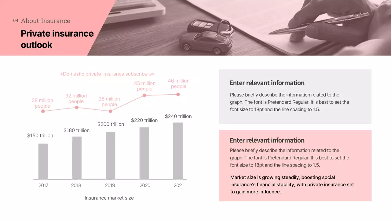 Pink Modern Insurance Presentation