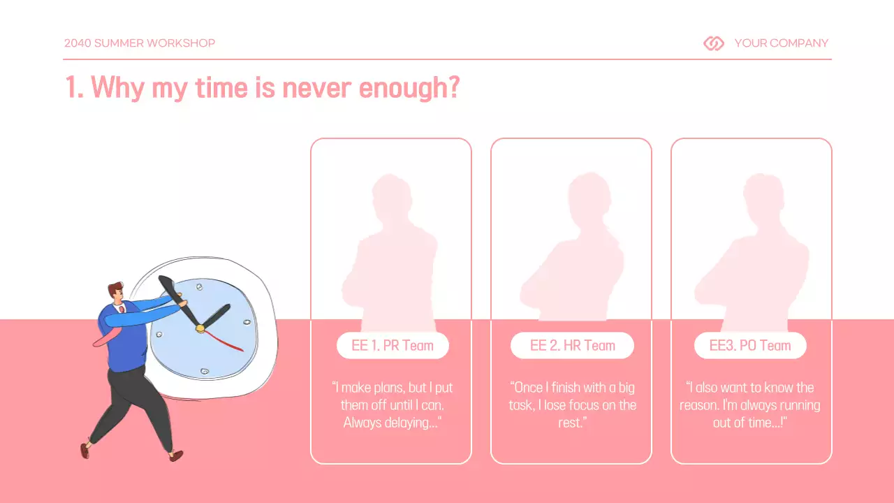 Presentasi Panduan Lokakarya Pink Modern