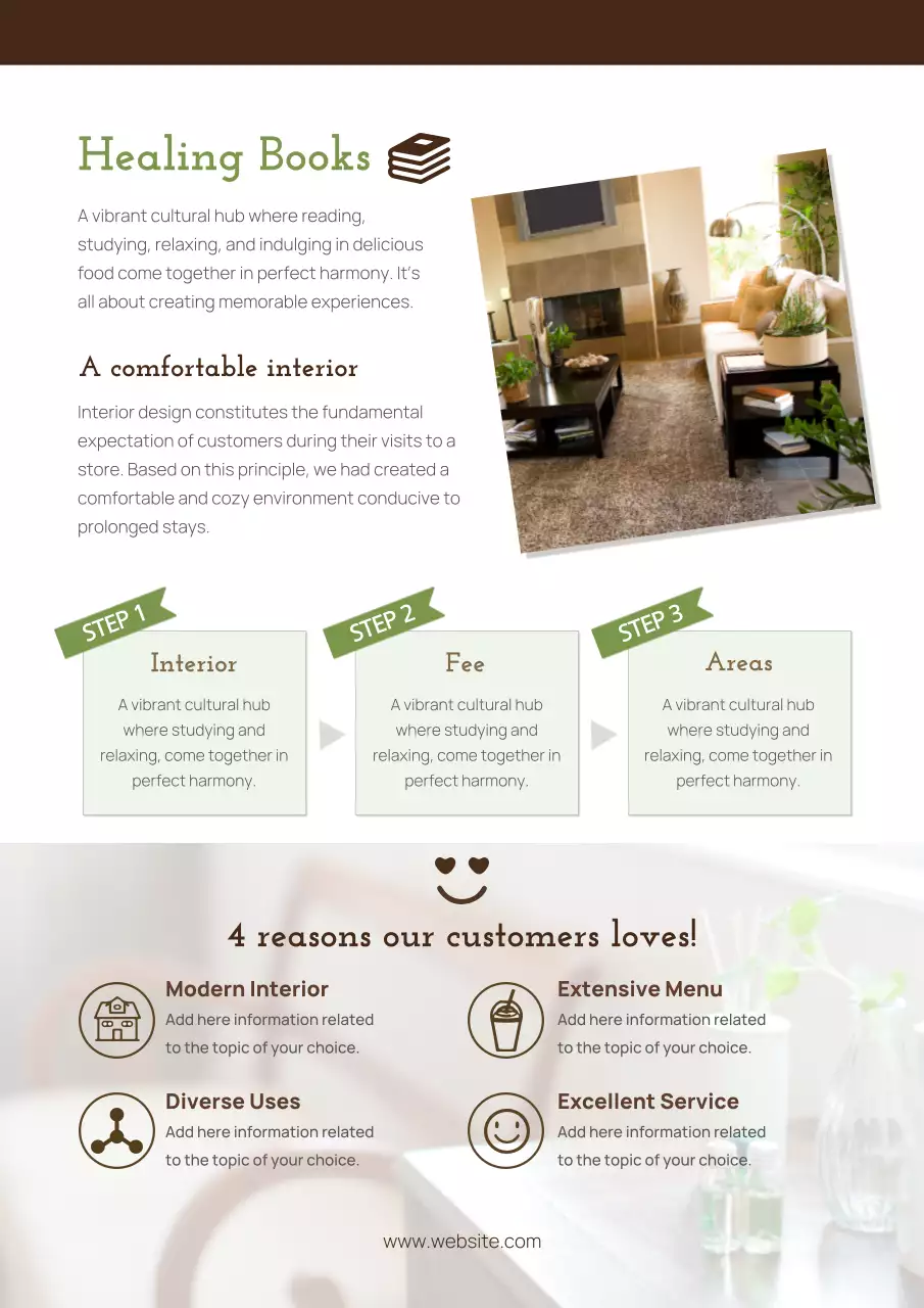 Brown Minimal Cultural Promotion Poster