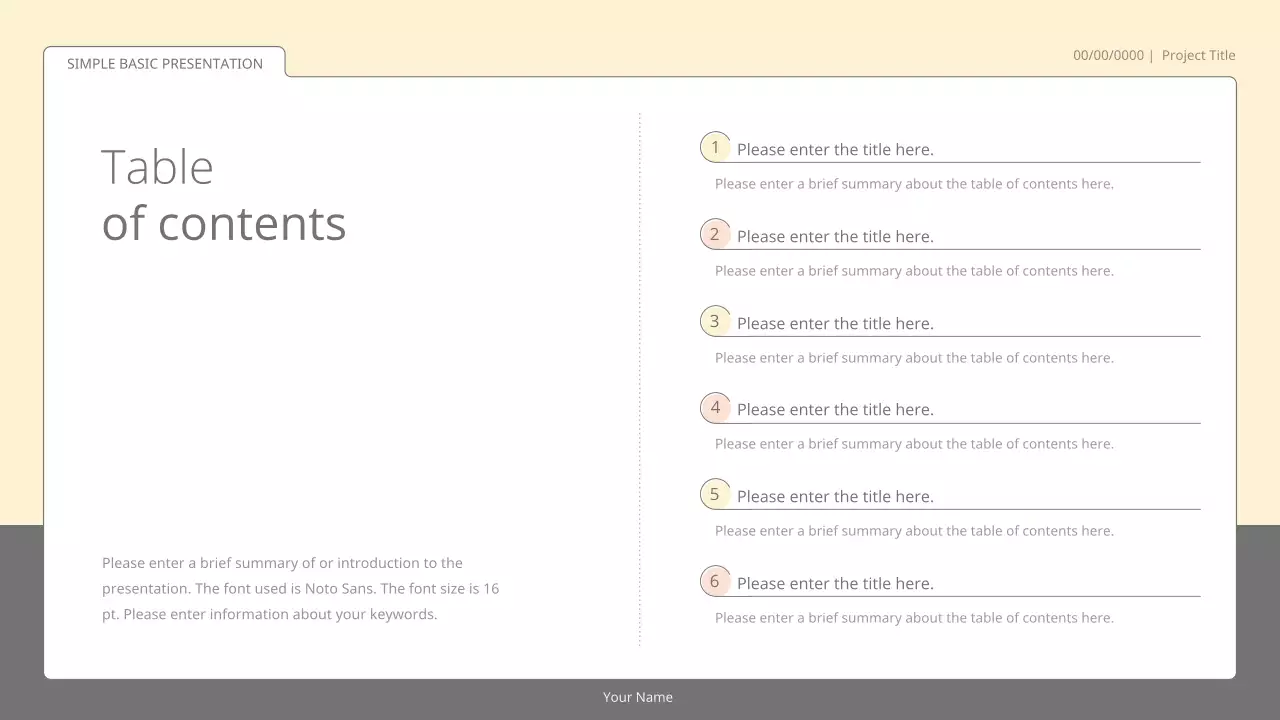 Pastel Minimalist Template Guide Presentation