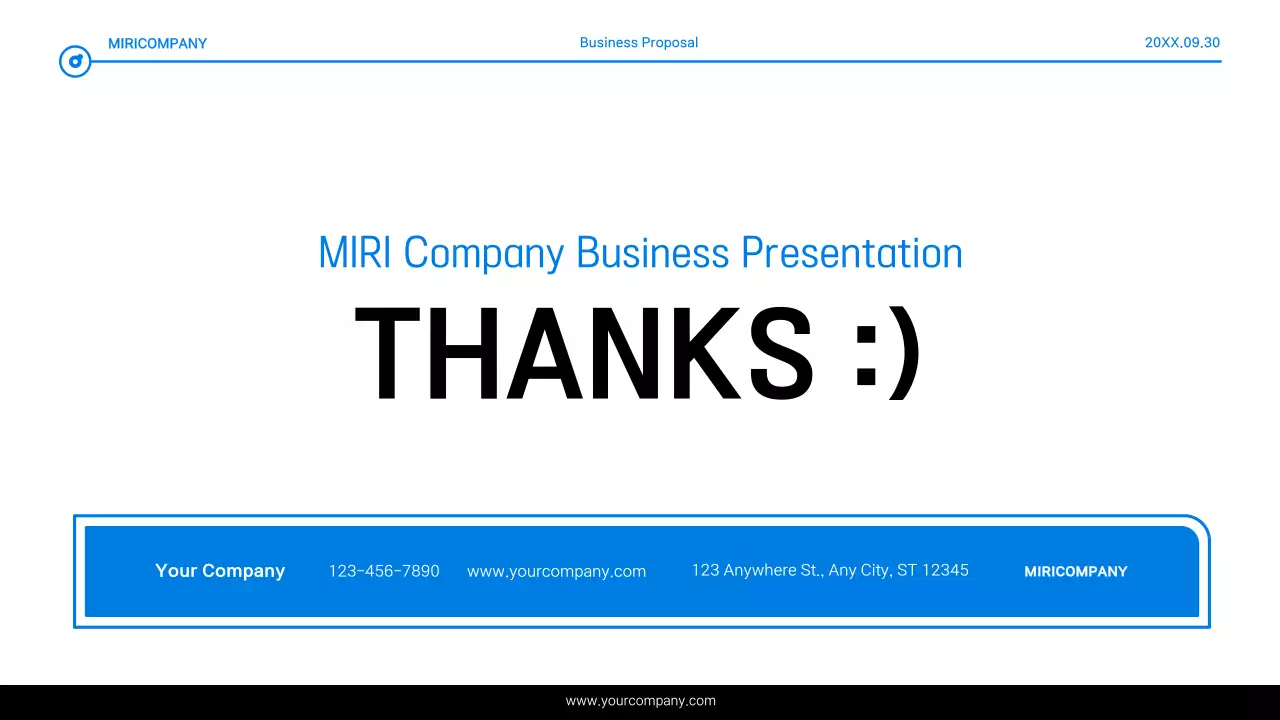 Blue Modern Business Presentation