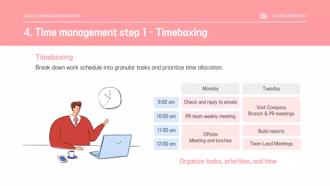 Presentasi Panduan Lokakarya Pink Modern
