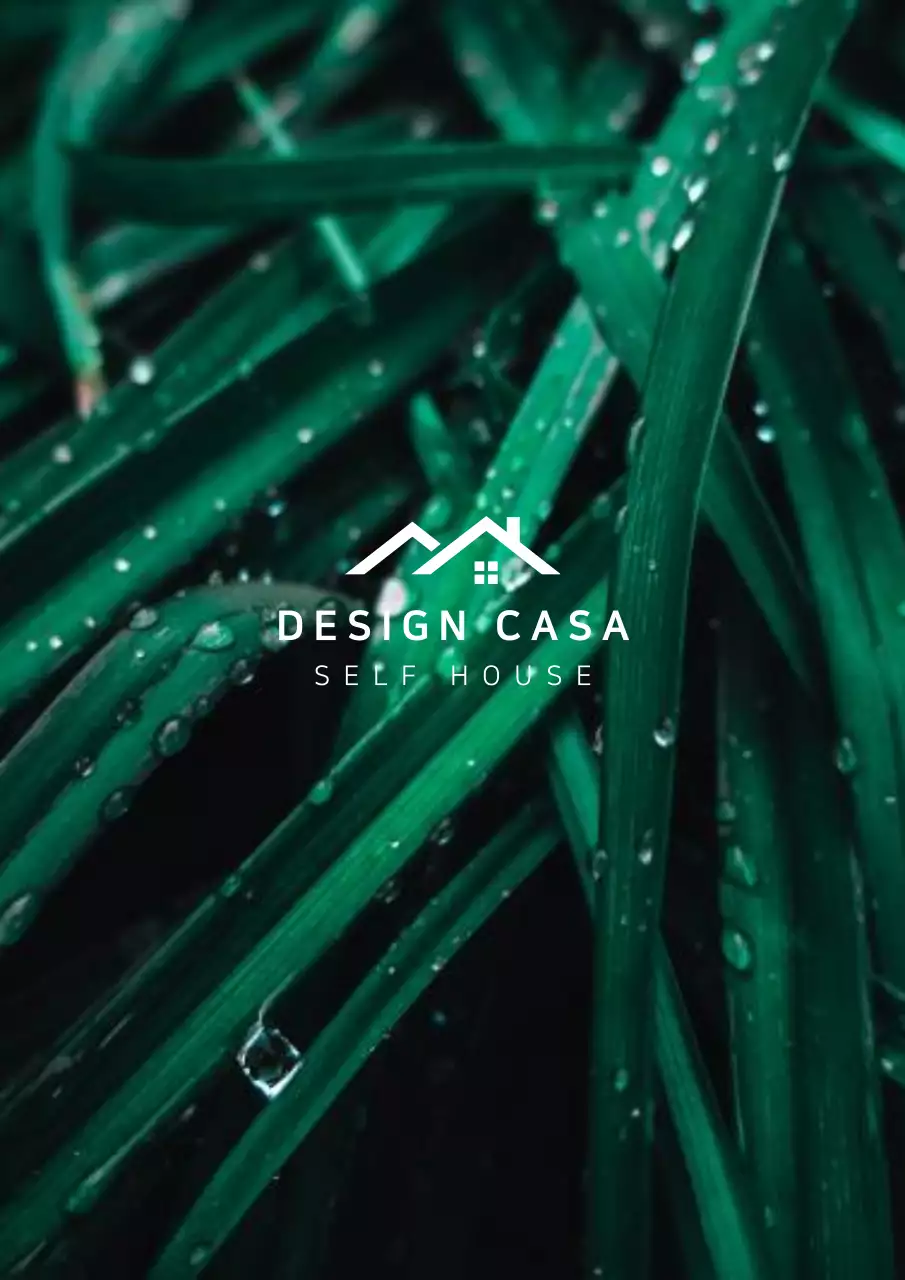 Green Modern House Advertisement Poster